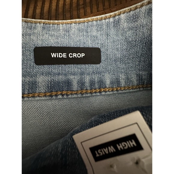NWT Judy Blue Jeans Womens Size 16W Blue Wide Leg Crop Stretch Denim #G6-4 - Picture 5 of 15